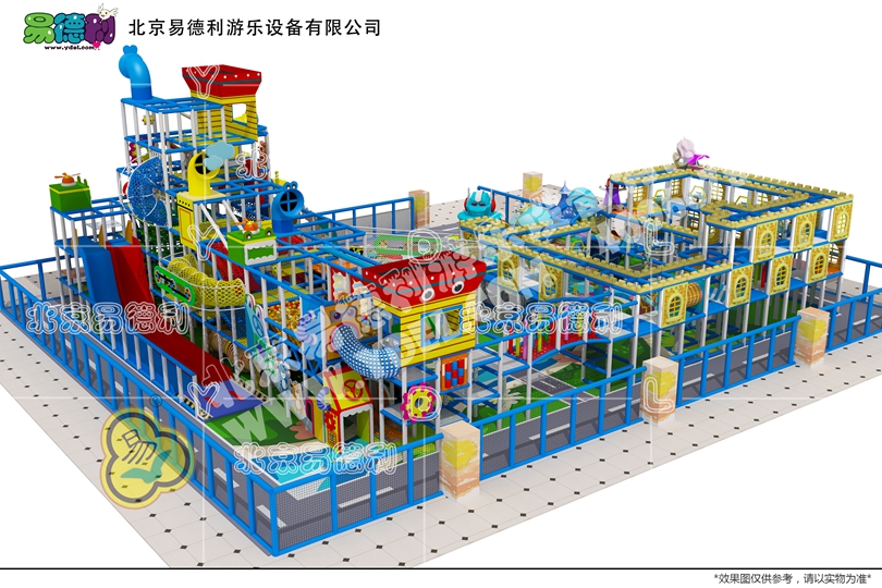 新款城堡主題淘氣堡兒童樂(lè)園