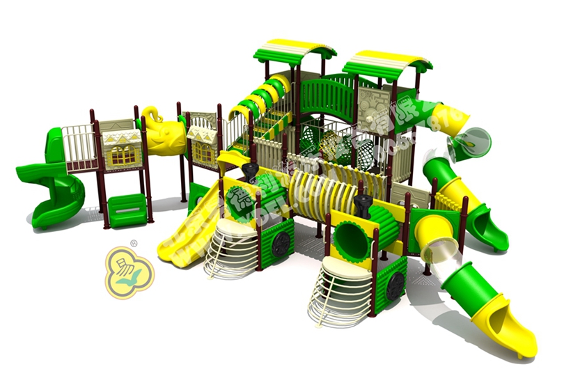 戶(hù)外火車(chē)頭模型滑梯四