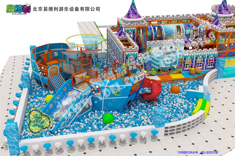 城堡主題定制淘氣堡兒童樂(lè)園