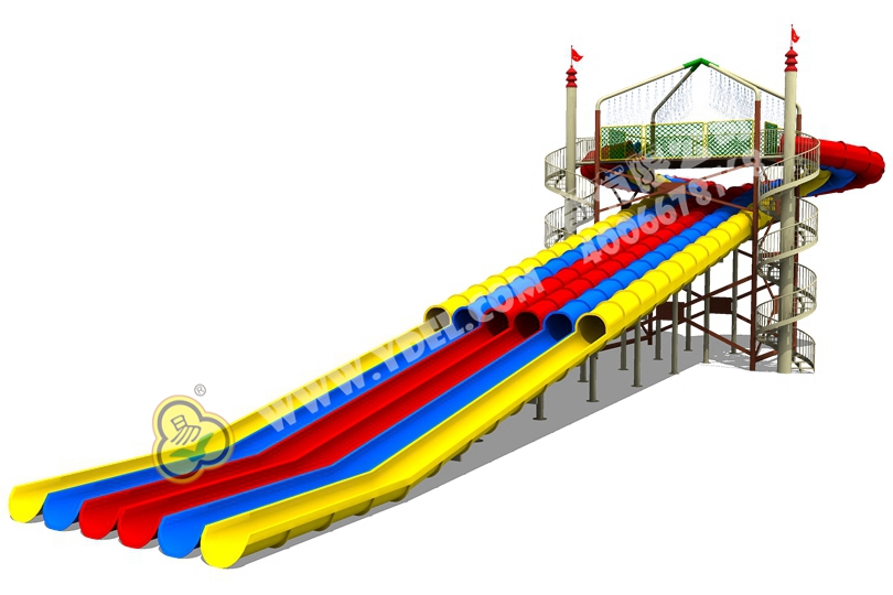 兒童戶(hù)外水上滑梯三
