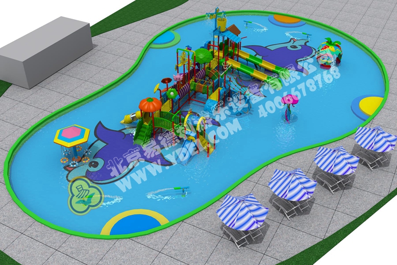 兒童水上游樂(lè)場(chǎng)滑梯