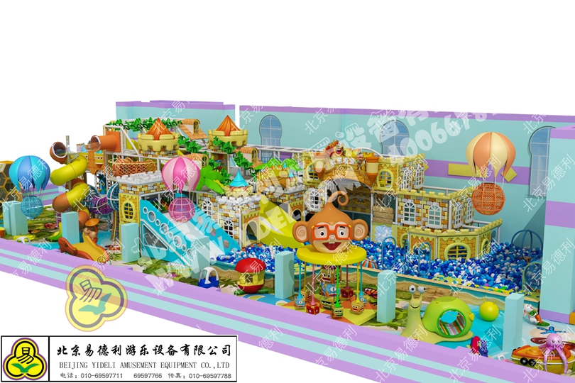 江西撫州城堡主題兒童樂園設備