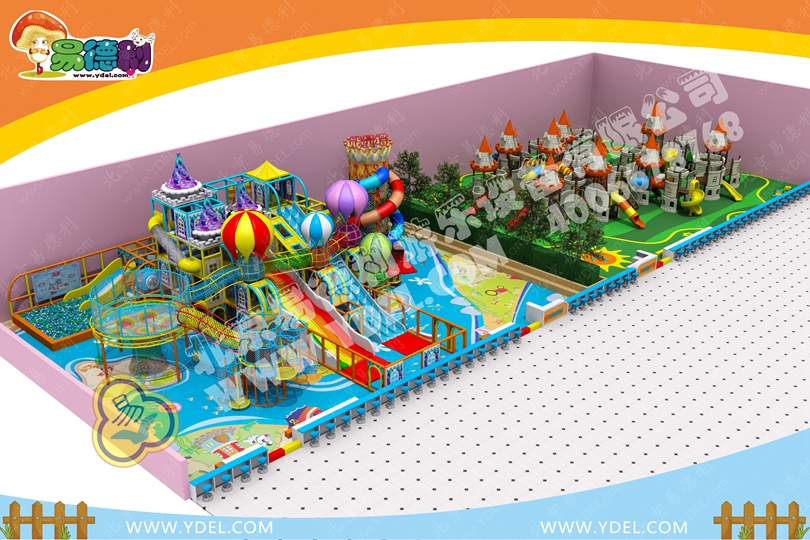 主題城堡兒童游樂(lè)場(chǎng)設(shè)備