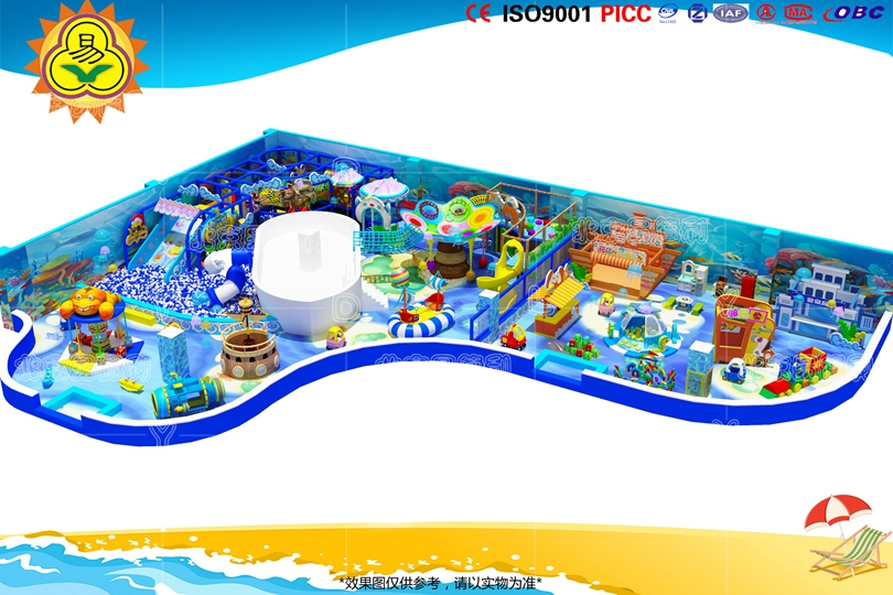 海洋風格淘氣堡設(shè)備