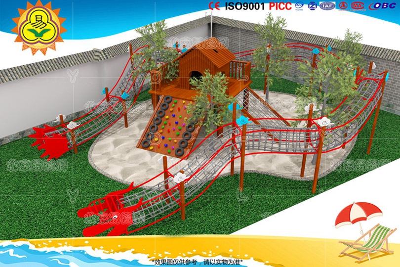 幼兒園戶(hù)外鉆網(wǎng)攀爬樂(lè)園設(shè)備