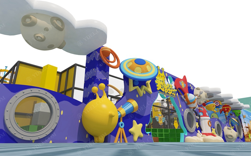 室內兒童淘氣堡樂園外觀設計